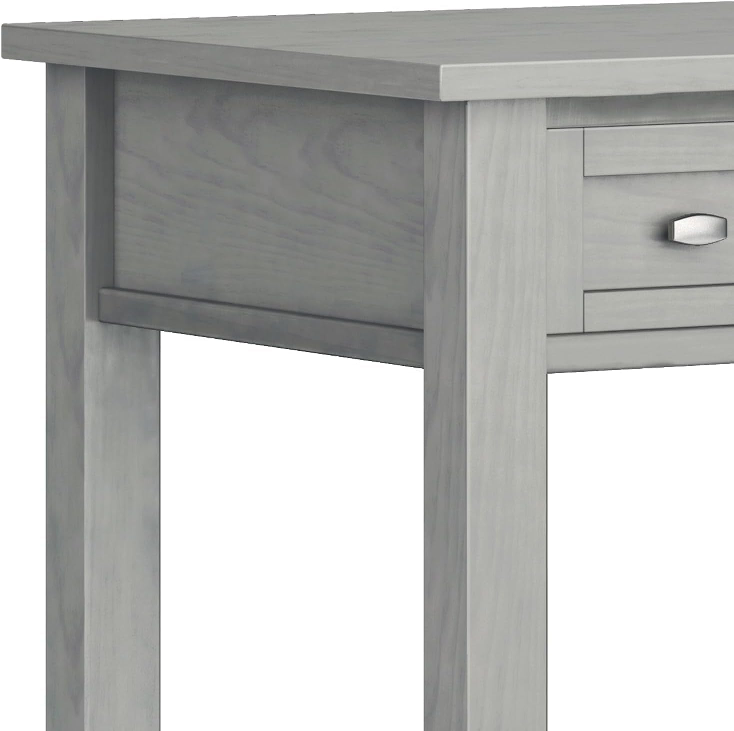 Transitional Solid Wood Writing Desk with Key Features-4
