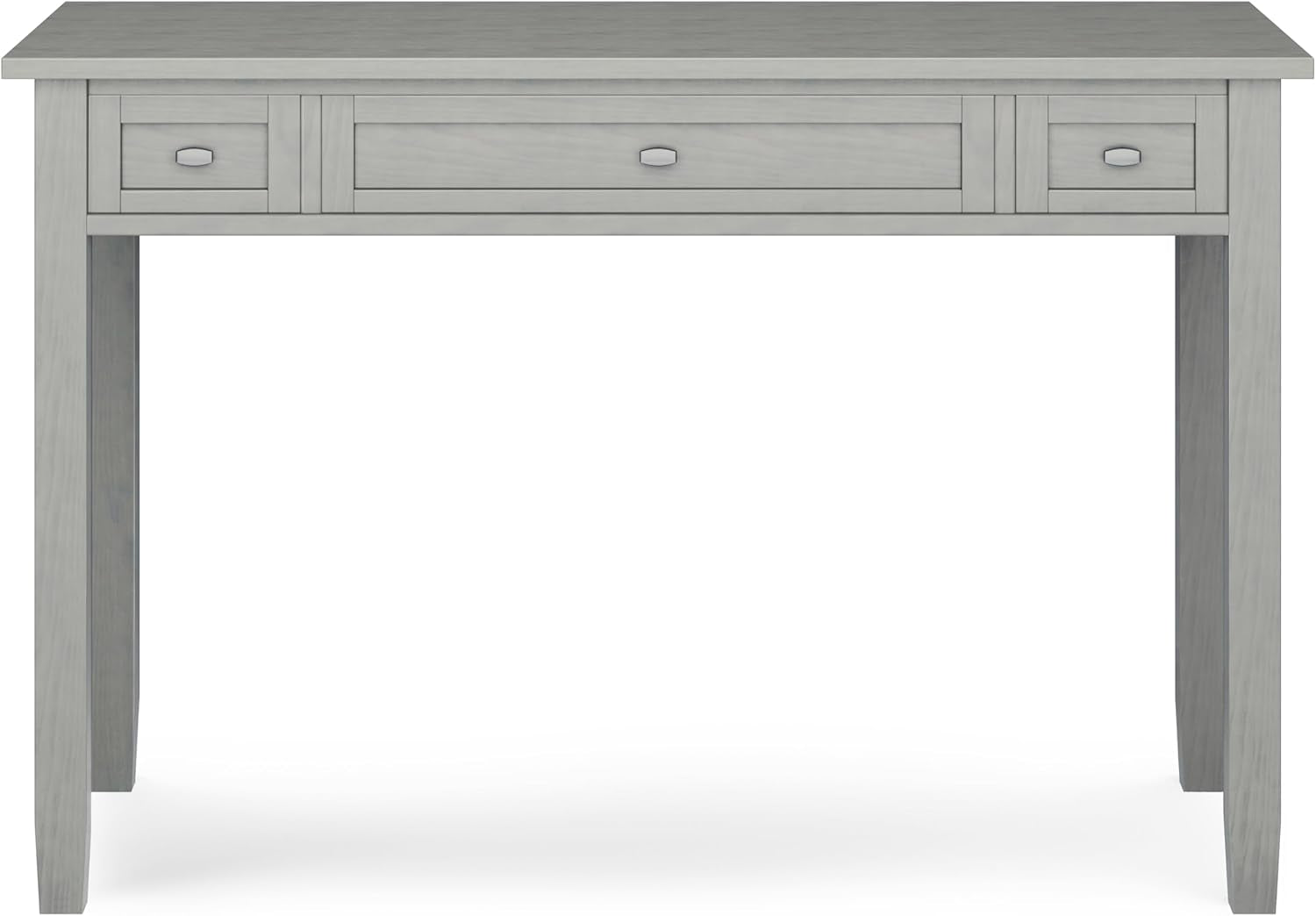 Transitional Solid Wood Writing Desk with Key Features-3